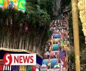 Around two million visitors are expected to visit Batu Caves for the upcoming Thaipusam celebration, said Selangor police chief Comm Datuk Hussein Omar Khan in a press conference on Monday (Jan 22), adding that the estimation was based on last year&#39;s attendance.&#60;br/&#62;&#60;br/&#62;Read more at http://tinyurl.com/yshyvs2k&#60;br/&#62;&#60;br/&#62;WATCH MORE: https://thestartv.com/c/news&#60;br/&#62;SUBSCRIBE: https://cutt.ly/TheStar&#60;br/&#62;LIKE: https://fb.com/TheStarOnline