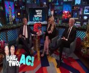 During the gamelet One Two AC, pals Andy Cohen and Anderson Cooper shout out answers simultaneously about one another such as which host has the highest freak number.