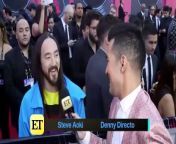 ET caught up with the producer on the red carpet ahead of his performance at the 2018 Latin GRAMMYs in Las Vegas.