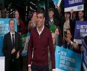 Rishi Sunak has teared into Labour at a campaign launch at a Derbyshire bus depot this morning by raising the issue of cash-strapped local councils, saying Labour is &#92;