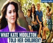 Kate Middleton, the Princess of Wales, revealed her ongoing chemotherapy for cancer after a mysterious absence post-surgery. Expressing gratitude for support, she disclosed that cancer was discovered post-operation, necessitating preventive chemotherapy. Alongside Prince William, they aim to shield their children from the ordeal.&#60;br/&#62; &#60;br/&#62;#KateMiddleton #PrincessofWales #Chemotherapy #PrinceWilliams #RoyalFamily #Mothersday #Middleton #Uknews #KingCharles #Worldnews #Oneindia #Oneindianews &#60;br/&#62;~ED.194~