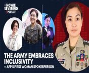 Col. Francel Padilla is accustomed to being a pioneer. She was among the first women to graduate from the Philippine Military Academy. Now as the armed forces&#39; first woman spokesperson, she has seen many barriers fall as women soldiers are now serving even in combat roles. &#60;br/&#62;&#60;br/&#62;Col. Padilla has become the most visible face of the Philippine military at a crucial time, when the country is pivoting from the insurgency to the external threat of China. As an expert on cybersecurity, she brings an uncommon skill set to her new role. &#60;br/&#62;&#60;br/&#62;She talks to Howie Severino about the challenges of being a woman in a male-dominated institution. She opens up about having to start a sensitive mission guarding a visiting head of state just after losing her husband, a fellow PMA graduate, in a helicopter crash. &#92;