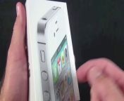 Apple iPhone 4S Unboxing (White &amp; Black) in English