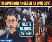 Governor RN Ravi&#39;s customary address to the Tamil Nadu House on February 12 turned contentious as he swiftly concluded his speech, citing disagreement with the DMK government. He criticised their handling of the national anthem and objected to the address&#39;s content, highlighting ongoing tensions between governors and state administrations.&#60;br/&#62; &#60;br/&#62;#TamilNadu #Governor #MKStalin #GovernorRNRavi #NationalAnthem #DMKGovernment #News #Updates #Oneindia #Oneindia News &#60;br/&#62;~PR.152~ED.102~GR.121~HT.96~