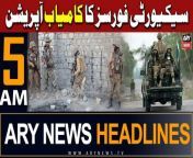 #ISPR #PakArmy #SecurityFor­ces #KPK #Khyber #election2024 #pakistan #PPP #PMLN #PTI #nawazsharif #shehbazsharif #bilawalbhutto #asifalizardari #barristergohar &#60;br/&#62;&#60;br/&#62;ARY News 5 AM Headlines 12th February 2024 &#124; Security For­ces (IBO) in Khyber district&#60;br/&#62;