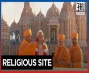 Indian PM inaugurates largest Hindu temple in Middle East&#60;br/&#62;&#60;br/&#62;Indian Prime Minister Narendra Modi inaugurates the largest Hindu temple in the Middle East, in the United Arab Emirates inAbu Dhabi.&#60;br/&#62;&#60;br/&#62;Video by AFP&#60;br/&#62;&#60;br/&#62;Subscribe to The Manila Times Channel - https://tmt.ph/YTSubscribe &#60;br/&#62; &#60;br/&#62;Visit our website at https://www.manilatimes.net &#60;br/&#62; &#60;br/&#62;Follow us: &#60;br/&#62;Facebook - https://tmt.ph/facebook &#60;br/&#62;Instagram - https://tmt.ph/instagram &#60;br/&#62;Twitter - https://tmt.ph/twitter &#60;br/&#62;DailyMotion - https://tmt.ph/dailymotion &#60;br/&#62; &#60;br/&#62;Subscribe to our Digital Edition - https://tmt.ph/digital &#60;br/&#62; &#60;br/&#62;Check out our Podcasts: &#60;br/&#62;Spotify - https://tmt.ph/spotify &#60;br/&#62;Apple Podcasts - https://tmt.ph/applepodcasts &#60;br/&#62;Amazon Music - https://tmt.ph/amazonmusic &#60;br/&#62;Deezer: https://tmt.ph/deezer &#60;br/&#62;Stitcher: https://tmt.ph/stitcher&#60;br/&#62;Tune In: https://tmt.ph/tunein&#60;br/&#62; &#60;br/&#62;#TheManilaTimes&#60;br/&#62;#tmtnews&#60;br/&#62;#india&#60;br/&#62;#hindutemple &#60;br/&#62;#narendramodi