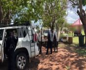 Border Force officials have arrived in a remote indigenous community in northern Western Australia where more than 20 people from Pakistan and Bangladesh have arrived by boat.
