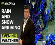 Rain clears the southeast later this evening with clear spells and isolated showers following for most. Further rain and hill snow, heavy in places, will arrive across Wales and southwest England later. Further north and east, remaining dry, clear and cold. - This is the Met Office UK Weather forecast for the evening of 29/02/24. Bringing you today’s weather forecast is Alex Burkill.