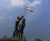 This Day in History: , U.S. Flag Raised on Iwo Jima.&#60;br/&#62;February 23, 1945.&#60;br/&#62;After taking the crest of Mount Suribachi, &#60;br/&#62;U.S. Marines raised the U.S. flag &#60;br/&#62;to the cheers of American soldiers.&#60;br/&#62;Several hours later when a second and &#60;br/&#62;larger flag was raised, the moment was &#60;br/&#62;captured by AP photographer Joe Rosenthal.&#60;br/&#62;Of the three photos Rosenthal took, &#60;br/&#62;one would win the Pulitzer Prize and &#60;br/&#62;become the most reproduced photo in history.&#60;br/&#62;Three of the six soldiers seen in the photo &#60;br/&#62;were killed before the end of the &#60;br/&#62;Battle for Iwo Jima in late March.&#60;br/&#62;Defeating the 22,000 Japanese defenders &#60;br/&#62;on the tiny island was an important &#60;br/&#62;strategic victory for the U.S.&#60;br/&#62;Only 200 of the defenders were captured alive, &#60;br/&#62;6,000 U.S. soldiers were killed and 17,000 U.S. &#60;br/&#62;soldiers were wounded in the battle