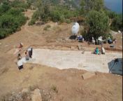 A huge Roman mosaic that was uncovered in southern Turkey by archaeologists from the University of Nebraska, Lincoln. &#60;br/&#62;The well preserved tiles once decorated a bathhouse during the Roman Empire&#39;s zenith.