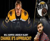 Conor Ryan from Boston.com and Ty Anderson of 98.5 The Sports Hub return for another episode of Poke the Bear, following the Bruins&#39; games against the Oilers and Flames. Their main discussion revolves around whether Lindholm&#39;s injury will alter the Bruins&#39; strategy at the trade deadline.&#60;br/&#62;&#60;br/&#62;Get buckets with your first bet on FanDuel, America’s Number One Sportsbook. Because right now, NEW customers get ONE HUNDRED AND FIFTY DOLLARS in BONUS BETS with any winning FIVE DOLLAR BET! That’s A HUNDRED AND FIFTY BUCKS – if your bet wins! Just, visit FanDuel.com/BOSTON and shoot your shot!&#60;br/&#62;&#60;br/&#62;Bet on all your favorite NBA players and teams with:&#60;br/&#62;&#60;br/&#62;● Quick Bets&#60;br/&#62;● Live Same Game Parlays&#60;br/&#62;● Exclusive Props&#60;br/&#62;● And more!&#60;br/&#62;&#60;br/&#62;FanDuel, Official Sportsbook Partner of the NBA.&#60;br/&#62;&#60;br/&#62;DISCLAIMER: Must be 21+ and present in select states. First online real money wager only. &#36;10 first deposit required. Bonus issued as nonwithdrawable bonus bets that expire 7 days after receipt. See terms at sportsbook.fanduel.com. FanDuel is offering online sports wagering in Kansas under an agreement with Kansas Star Casino, LLC. Gambling Problem? Call 1-800-GAMBLER or visit FanDuel.com/RG in Colorado, Iowa, Michigan, New Jersey, Ohio, Pennsylvania, Illinois, Kentucky, Tennessee, Virginia and Vermont. Call 1-800-NEXT-STEP or text NEXTSTEP to 53342 in Arizona, 1-888-789-7777 or visit ccpg.org/chat in Connecticut, 1-800-9-WITH-IT in Indiana, 1-800-522-4700 or visit ksgamblinghelp.com in Kansas, 1-877-770-STOP in Louisiana, visit mdgamblinghelp.org in Maryland, visit 1800gambler.net in West Virginia, or call 1-800-522-4700 in Wyoming. Hope is here. Visit GamblingHelpLineMA.org or call (800) 327-5050 for 24/7 support in Massachusetts or call 1-877-8HOPE-NY or text HOPENY in New York.