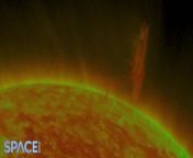 NASA&#39;s Solar Dynamics Observatory captured a massive &#39;tornado&#39; on the sun in multiple wavelengths. Unlike the Earth, &#92;