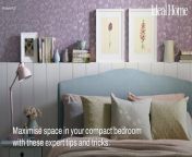 Maximise space in your compact bedroom with these expert tips and tricks.