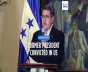 Former Honduran President Juan Orlando Hernández was convicted in New York on Friday of conspiring with drug traffickers to enable tonnes of cocaine to be smuggled into the US.