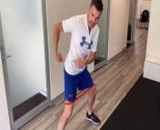 A new exercise for good health and fitness and wellness and healthy lifestyle and fitness and wellness and healthy lifestyle and Glute Med Eccentric Exercise using the Crab Walk _ Tim Keeley _ Physio REHAB