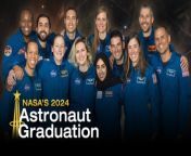Join us on Tuesday, March 5, as we honor our latest astronaut candidates on the completion of their training. Ten NASA candidates and two candidates from the United Arab Emirates (UAE) will earn their wings in a ceremony at NASA&#39;s Johnson Space Center, becoming eligible for future assignments to the International Space Station, the Moon—and, eventually, missions to Mars.&#60;br/&#62;&#60;br/&#62;After the graduation ceremony, the astronauts will take questions from media and the public starting at 11:45 a.m. EST (1645 UTC).&#60;br/&#62;&#60;br/&#62;Learn more about our newest class of Artemis astronauts: https://go.nasa.gov/3Uz8QrC&#60;br/&#62;Lee esta nota de prensa en español aquí: https://go.nasa.gov/3I4yxsC&#60;br/&#62;&#60;br/&#62;Thumbnail credit: NASA