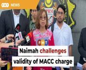 Naimah Khalid wants the High Court to rule on whether Section 36(2) of the MACC Act 2009 infringes her constitutional rights and her right to a fair trial.&#60;br/&#62;&#60;br/&#62;Read More: &#60;br/&#62;https://www.freemalaysiatoday.com/category/nation/2024/03/05/daims-wife-challenges-validity-of-macc-charge-on-assets/&#60;br/&#62;&#60;br/&#62;Laporan Lanjut: &#60;br/&#62;https://www.freemalaysiatoday.com/category/bahasa/tempatan/2024/03/05/isteri-daim-cabar-kesahihan-pertuduhan/&#60;br/&#62;&#60;br/&#62;Free Malaysia Today is an independent, bi-lingual news portal with a focus on Malaysian current affairs.&#60;br/&#62;&#60;br/&#62;Subscribe to our channel - http://bit.ly/2Qo08ry&#60;br/&#62;------------------------------------------------------------------------------------------------------------------------------------------------------&#60;br/&#62;Check us out at https://www.freemalaysiatoday.com&#60;br/&#62;Follow FMT on Facebook: https://bit.ly/49JJoo5&#60;br/&#62;Follow FMT on Dailymotion: https://bit.ly/2WGITHM&#60;br/&#62;Follow FMT on X: https://bit.ly/48zARSW &#60;br/&#62;Follow FMT on Instagram: https://bit.ly/48Cq76h&#60;br/&#62;Follow FMT on TikTok : https://bit.ly/3uKuQFp&#60;br/&#62;Follow FMT Berita on TikTok: https://bit.ly/48vpnQG &#60;br/&#62;Follow FMT Telegram - https://bit.ly/42VyzMX&#60;br/&#62;Follow FMT LinkedIn - https://bit.ly/42YytEb&#60;br/&#62;Follow FMT Lifestyle on Instagram: https://bit.ly/42WrsUj&#60;br/&#62;Follow FMT on WhatsApp: https://bit.ly/49GMbxW &#60;br/&#62;------------------------------------------------------------------------------------------------------------------------------------------------------&#60;br/&#62;Download FMT News App:&#60;br/&#62;Google Play – http://bit.ly/2YSuV46&#60;br/&#62;App Store – https://apple.co/2HNH7gZ&#60;br/&#62;Huawei AppGallery - https://bit.ly/2D2OpNP&#60;br/&#62;&#60;br/&#62;#FMTNews #DaimZainuddin #NaimahKhalid #MACC #Validity