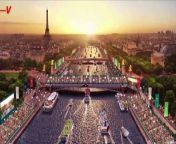 While officially inaugurating the 2024 Olympic Games, French President Emmanuel Macron promised to take a swim in the Seine river one day! Veuer&#39;s Chloe Hurst has the story!