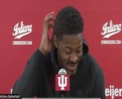 Indiana Point Guard Xavier Johnson Discusses Return From Injury, Final Stretch of Senior Season