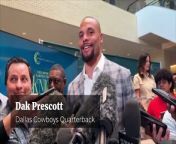Dak Prescott's Experience With Losing Mom To Cancer from tamil mom milk baby video downleana h