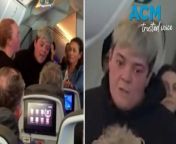 A Melbourne to Bali plane was forced to turn around just two hours after takeoff due to a disruptive passenger&#39;s outburst, with a witness claiming the woman was violently lashing out before even boarding the flight.