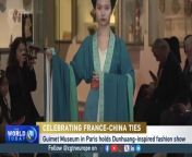 The Guimet museum in Paris, one of the most important Asian art museums in Europe, is hosting an important fashion show.&#60;br/&#62;&#60;br/&#62;The show is inspired by the ancient artifacts from the Chinese city of Dunhuang.&#60;br/&#62;&#60;br/&#62;#China #France #art #fashion #rockart