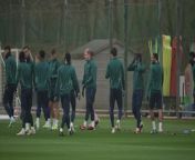 Arsenal train ahead of crucial UEFA Champions League last 16 second leg against Porto. The Gunners trail 1-0 from the first leg