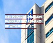 Man prescribed common painkiller by A&E wakes up with purple swollen legs from seks e