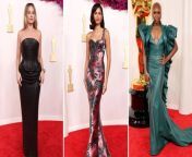From Emily Blunt&#39;s much-discussed Schiaparelli gown to Lily Gladstone&#39;s Gucci and Joe Big Mountain collaboration, Jenna Lyons and HauteLeMode&#39;s Luke Meagher reveal their favorite Oscars red carpet looks with The Hollywood Reporter.