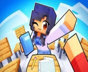 Going to SCHOOL with APHMAU in Minecraft! from giantess pee minecraft