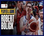 PBA Player of the Game Highlights: Robert Bolick comes up clutch as NLEX snuffs out Blackwater's hot start from clutch