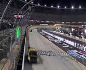 Kyle Busch grabs the lead from Christian Eckes late at Bristol Motor Speedway to take the Stage 1 victory in the Craftsman Truck Series race.