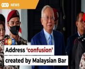 Puad Zarkashi says the motion passed by the Bar’s annual general meeting suggested that the pardons board had ‘acted unfairly’ in granting Najib Razak the reduced sentence.&#60;br/&#62;&#60;br/&#62;&#60;br/&#62;Read More: &#60;br/&#62;https://www.freemalaysiatoday.com/category/nation/2024/03/17/address-confusion-created-by-malaysian-bar-puad-tells-zaliha-ag/ &#60;br/&#62;&#60;br/&#62;Laporan Lanjut: &#60;br/&#62;https://www.freemalaysiatoday.com/category/bahasa/tempatan/2024/03/17/pemimpin-umno-gesa-zaliha-ahmad-terrirudin-jawab-kekeliruan-usul-badan-peguam/&#60;br/&#62;&#60;br/&#62;Free Malaysia Today is an independent, bi-lingual news portal with a focus on Malaysian current affairs.&#60;br/&#62;&#60;br/&#62;Subscribe to our channel - http://bit.ly/2Qo08ry&#60;br/&#62;------------------------------------------------------------------------------------------------------------------------------------------------------&#60;br/&#62;Check us out at https://www.freemalaysiatoday.com&#60;br/&#62;Follow FMT on Facebook: https://bit.ly/49JJoo5&#60;br/&#62;Follow FMT on Dailymotion: https://bit.ly/2WGITHM&#60;br/&#62;Follow FMT on X: https://bit.ly/48zARSW &#60;br/&#62;Follow FMT on Instagram: https://bit.ly/48Cq76h&#60;br/&#62;Follow FMT on TikTok : https://bit.ly/3uKuQFp&#60;br/&#62;Follow FMT Berita on TikTok: https://bit.ly/48vpnQG &#60;br/&#62;Follow FMT Telegram - https://bit.ly/42VyzMX&#60;br/&#62;Follow FMT LinkedIn - https://bit.ly/42YytEb&#60;br/&#62;Follow FMT Lifestyle on Instagram: https://bit.ly/42WrsUj&#60;br/&#62;Follow FMT on WhatsApp: https://bit.ly/49GMbxW &#60;br/&#62;------------------------------------------------------------------------------------------------------------------------------------------------------&#60;br/&#62;Download FMT News App:&#60;br/&#62;Google Play – http://bit.ly/2YSuV46&#60;br/&#62;App Store – https://apple.co/2HNH7gZ&#60;br/&#62;Huawei AppGallery - https://bit.ly/2D2OpNP&#60;br/&#62;&#60;br/&#62;#FMTNews #NajibRazak #PuadZarkashi #MalaysianBar