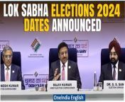 Get the latest update on the upcoming General Election 2024 in India! The Election Commission has announced the polling dates spanning seven phases, from April 19 to June 1, with the results set to be revealed on June 4. Stay informed about the electoral process and mark your calendars for this significant event in Indian democracy.&#60;br/&#62; &#60;br/&#62;#LokSabhaElections #LokSabhaElections2024 #LSElections2024 #LokSabhaElectionsDate #GeneralElections2024 #Oneindia&#60;br/&#62;~HT.99~PR.274~ED.110~