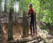 Build survival shelter in the wood, Bushcraft hut by dry tree ~~ Free Bushcraft&#60;br/&#62;Build survival shelter in the wood, Bushcraft hut by dry tree ~~ Free Bushcraft&#60;br/&#62;Build survival shelter in the wood, Bushcraft hut by dry tree ~~ Free Bushcraft