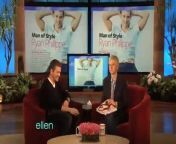 When Ryan Phillippe visited Ellen, she couldn&#39;t resist showing his sexy magazine photos. He shared a funny story about being labeled a hot dad!