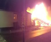 Bodycam footage shows police officers responding to raging fire at Berkshire caravan parkSource: Thomas Valley Police