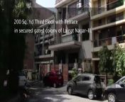 200 sq.yds Independent Third floor with terrace for sale in Lajpat Nagar-3, New Delhi. Enquiry:91-8010-300-300, www.realtytree.in