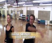 Doug Flutie and Karina Smirnoff dance the Waltz to &#92;