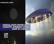 Close encounter of the 3rd kind? Youtube video goes viral after man claims mysterious flashing lights spotted over Charlotte, NC was a UFO.