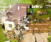 [Full Recap] F16 fighter jet collided with a residential house from twispike titanium