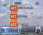 May bagong record na pinakamatinding init sa bansa ngayong 2024.&#60;br/&#62;&#60;br/&#62;&#60;br/&#62;Balitanghali is the daily noontime newscast of GTV anchored by Raffy Tima and Connie Sison. It airs Mondays to Fridays at 10:30 AM (PHL Time). For more videos from Balitanghali, visit http://www.gmanews.tv/balitanghali.&#60;br/&#62;&#60;br/&#62;#GMAIntegratedNews #KapusoStream&#60;br/&#62;&#60;br/&#62;Breaking news and stories from the Philippines and abroad:&#60;br/&#62;GMA Integrated News Portal: http://www.gmanews.tv&#60;br/&#62;Facebook: http://www.facebook.com/gmanews&#60;br/&#62;TikTok: https://www.tiktok.com/@gmanews&#60;br/&#62;Twitter: http://www.twitter.com/gmanews&#60;br/&#62;Instagram: http://www.instagram.com/gmanews&#60;br/&#62;&#60;br/&#62;GMA Network Kapuso programs on GMA Pinoy TV: https://gmapinoytv.com/subscribe