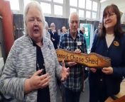 Cannockhave shed has moved tothe Cannock Chase enterprise centre and was officially opened by SheilaBrown OBE , founder of New Life.
