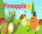 3.37 Fruits Name,fruits name with spelling pictures, fruits name #minicartoontv #cartoon #cartoonfun