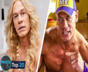 These John Cena moments will have you in stitches. Welcome to WatchMojo, and today we’re counting down our picks for the most hilarious moments from the career of the wrestler, actor, TV host, reality star, and rapper John Cena.