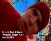 [Beastie Boys & Queen] What'cha Dragon Want from one girl 8 boys sax vid