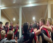 Ulverstone sang loud and proud after securing an 86-point win over Circular Head in the first round of the NWFL. Video by Jacob Bevis