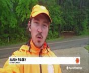 Storm chaser Aaron Rigsby reported live from Mississippi after chasing severe storms across the Gulf Coast on April 10, previewing what&#39;s to come for parts of Ohio too.
