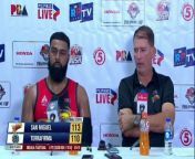 Interview with Best Player Mo Tautuaa and Coach Jorge Gallent [Apr. 10, 2024] from blue film mo