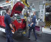 Electrification continues at BMW Group Plant Leipzig: Four months after launching production of the combustion-engined MINI Countryman, the all-electric version is now rolling off the lines at Leipzig as well. After phasing out production of the BMW i3, the birthplace of electric mobility at the BMW Group has welcomed another fully electric car to its range. It now manufactures four models with three drive types by two brands, all on a single production line: the BMW 1 Series, the BMW 2 Series Active Tourer (including the plug-in hybrid version), the BMW 2 Series Gran Coupe and the MINI Countryman in both its fully electric and combustion-powered versions.&#60;br/&#62;&#60;br/&#62;The MINI Countryman Electric represents a major step in the MINI brand’s transition to full electrification by 2030 and combines an electrified go-kart feel with zero local emissions mobility. It comes in two fully electric variants: the Countryman E and the more powerful all-wheel Countryman SE ALL4.&#92;